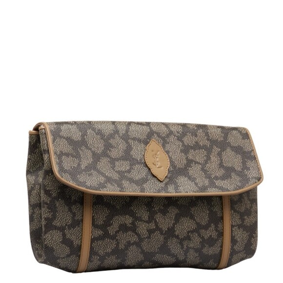 Yves Saint Laurent Giraffe Print Clutch Bag  Canvas Clutch Bag in Good condition - Picture 2 of 9